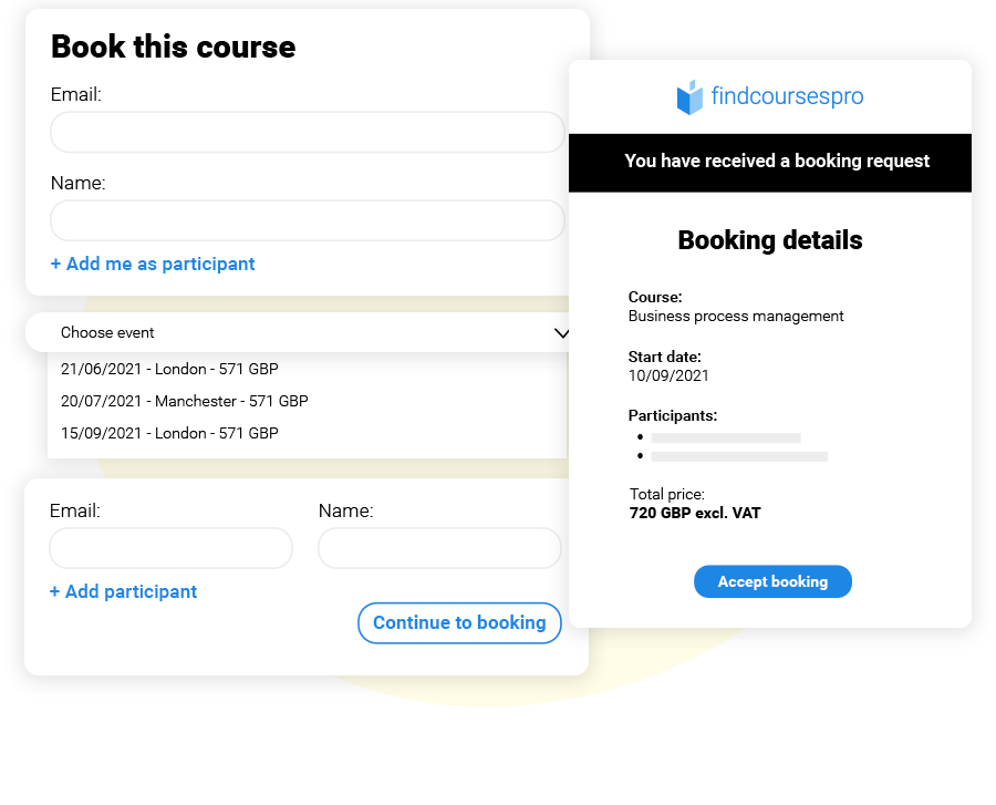 Findcourses PRO system - Invoicing